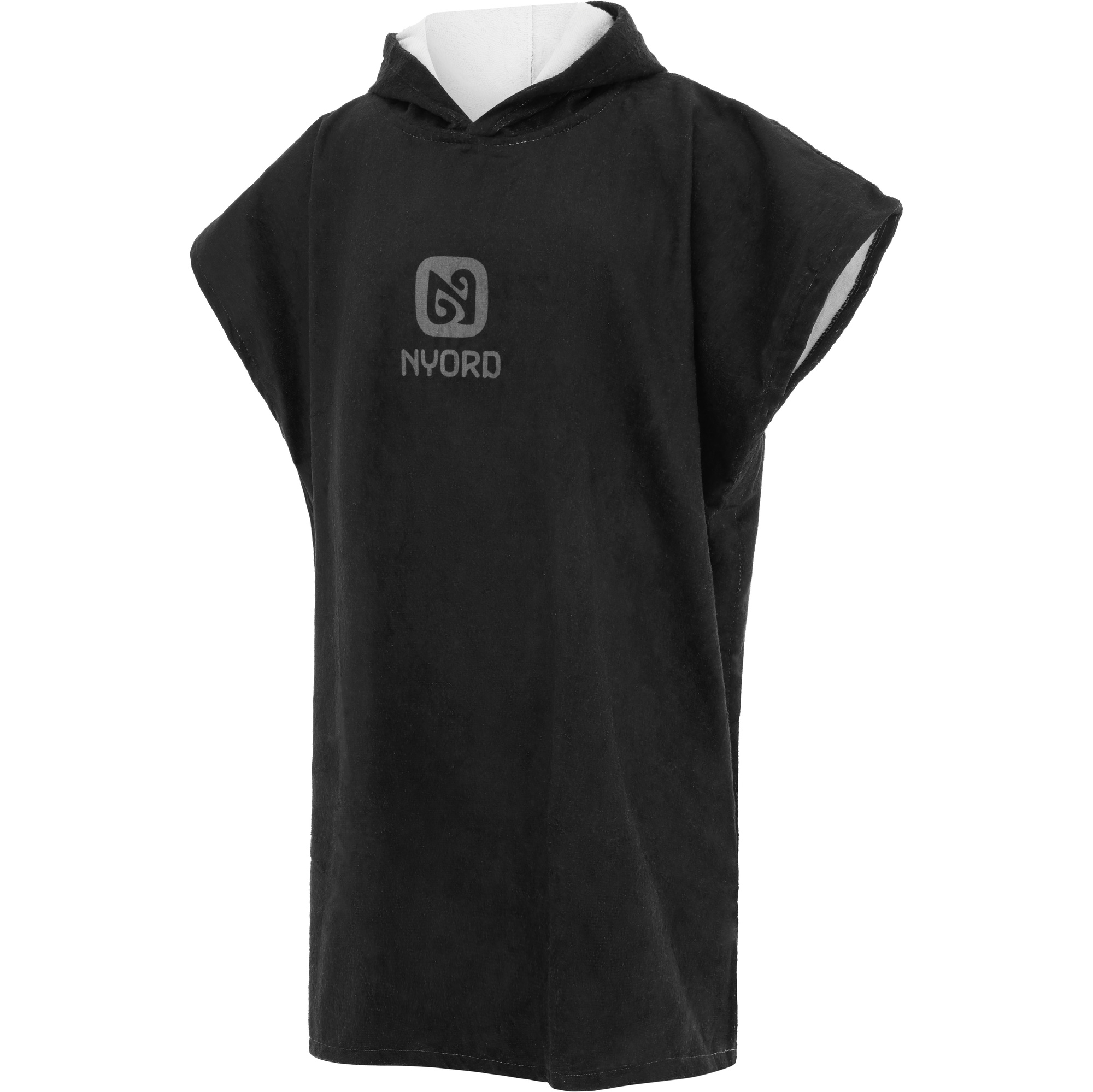 2025 Nyord Hooded Towel Changing Robe Poncho ACC0001 - Black